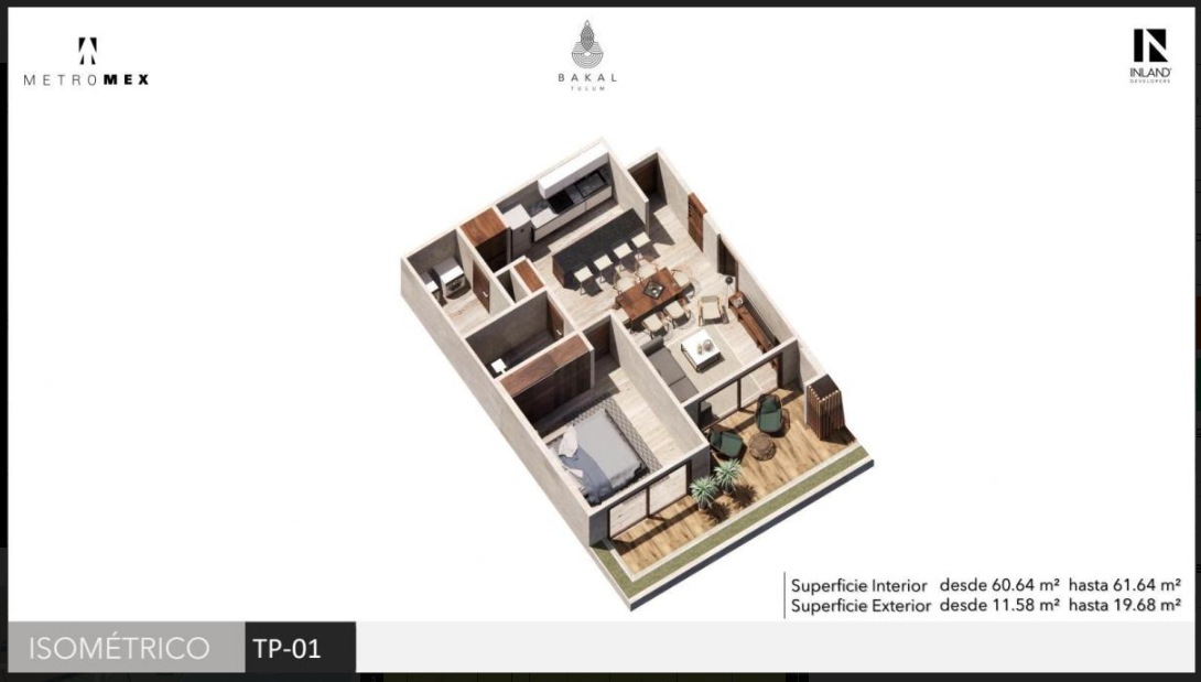Condo 126 - Tp - 01 - Bakal, Tulum, Quintana Roo, Desde $2.9 m 3