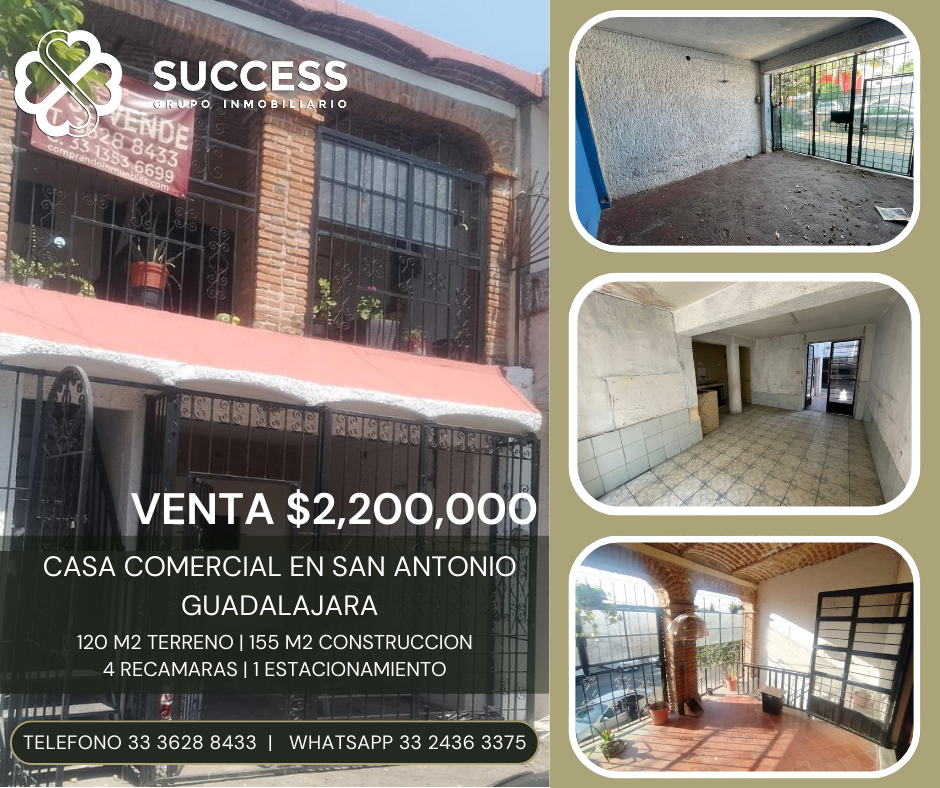 Excelente Casa en Venta en San Antonio, Guadalajara.